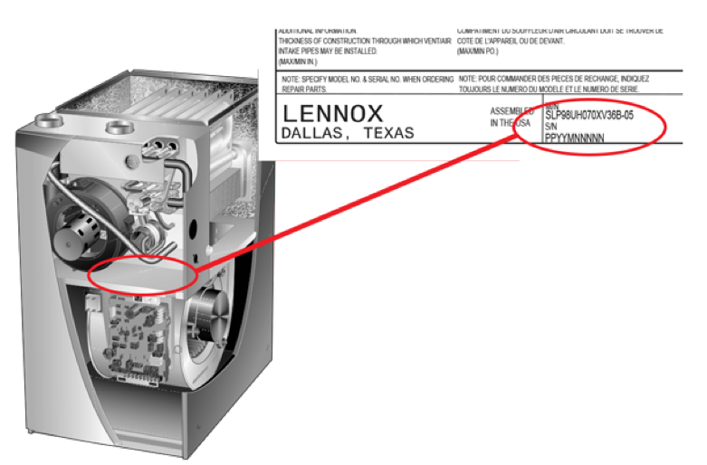 where-can-i-find-the-model-and-serial-numbers-for-my-heating-system